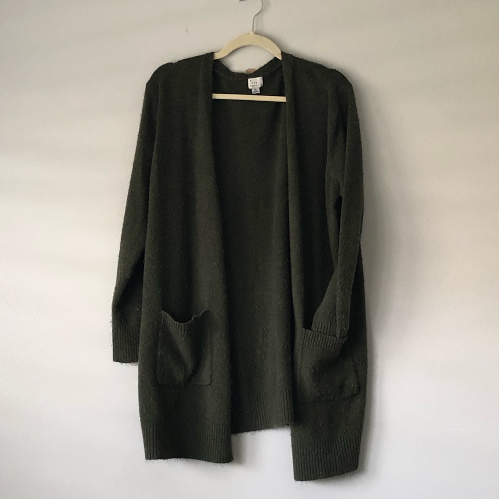 A New Day Olive Cardigan